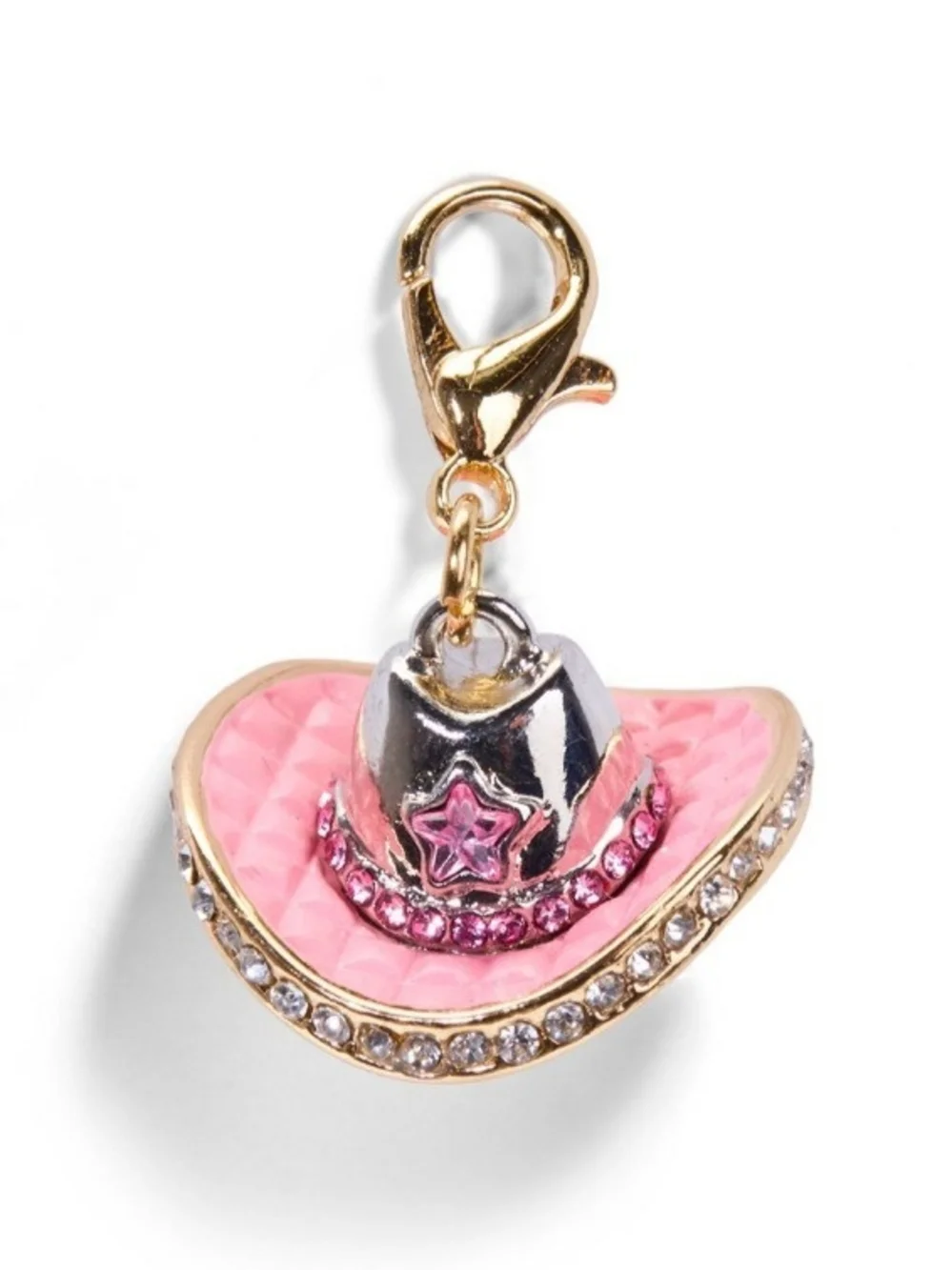 🦋 FAO Schwarz Pink Cowgirl Hat Charm